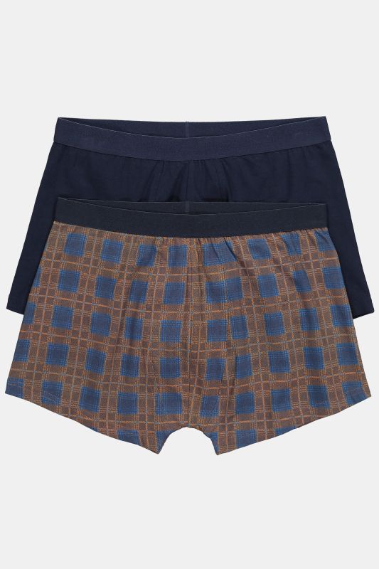 Боксерки комплект от 2 броя с карета и едноцветни