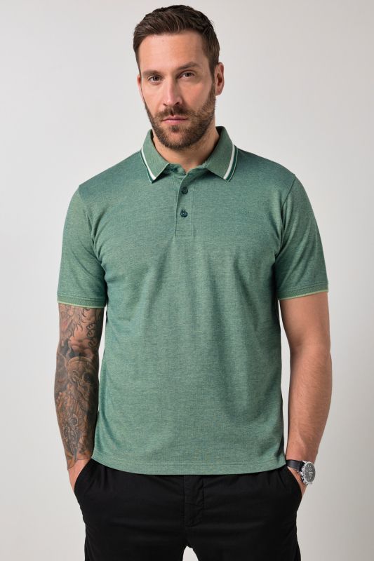 Блуза с яка двуцветна