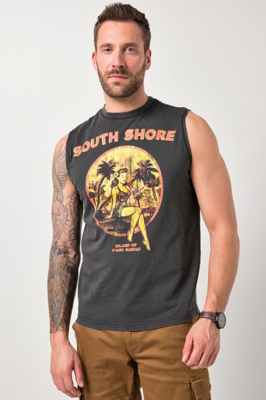 Потник с принт и винтидж визия