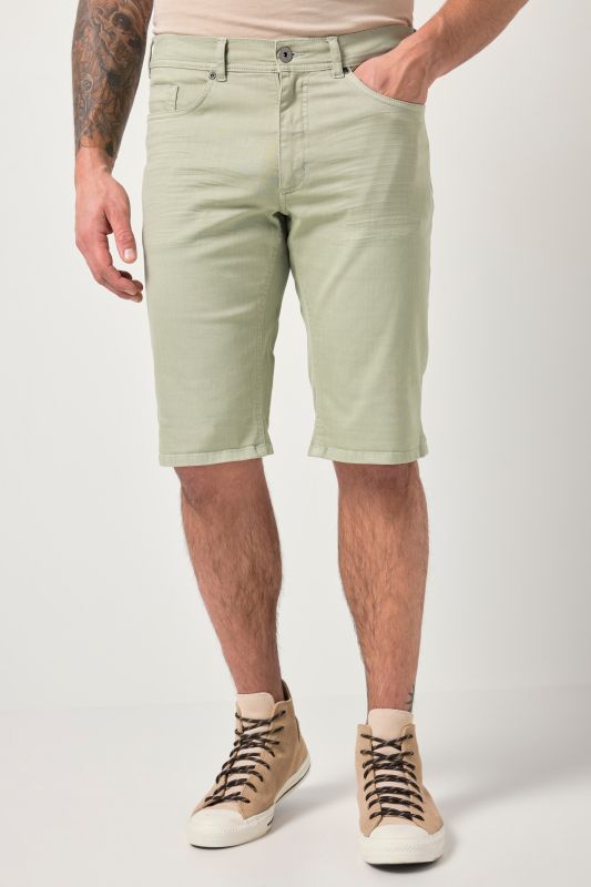 Бермуди в цветен деним