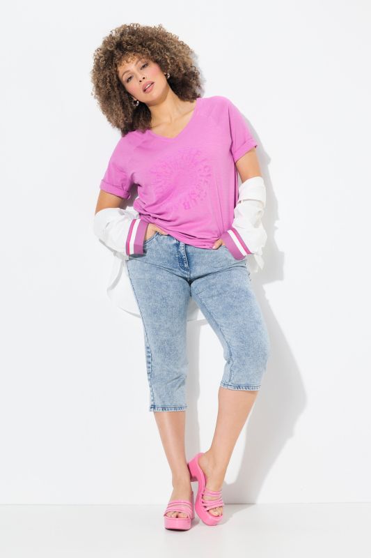 Панталон 7/8 с дънкова визия