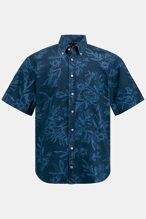 Short Sleeve Indigo Dyed Shirt