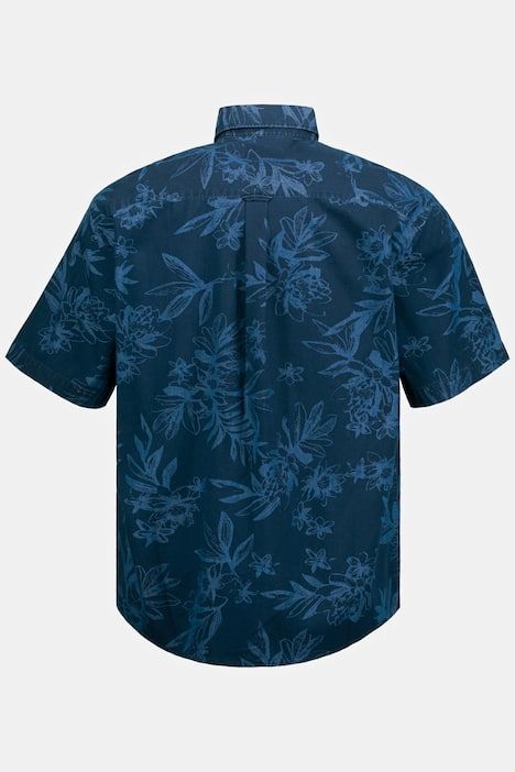 Short Sleeve Indigo Dyed Shirt