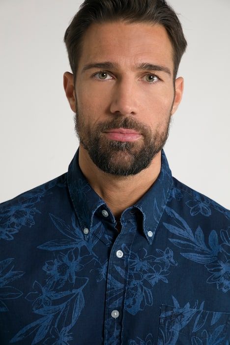 Short Sleeve Indigo Dyed Shirt