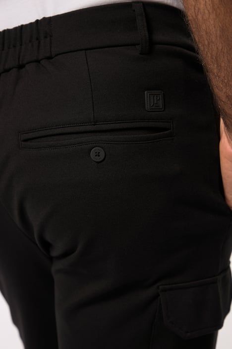 Cargo Bermuda shorts, sweat fabric, cargo pockets, up to size 72