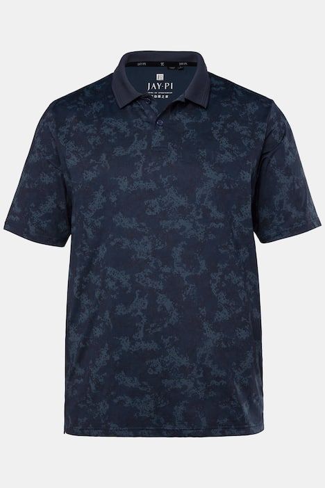 Тениска с яка и принт JAY-PI
