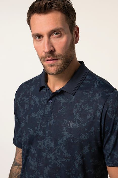 Тениска с яка и принт JAY-PI