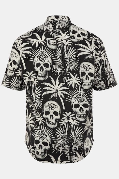 Риза с принт на палми