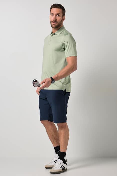 Тениска с яка и копчета