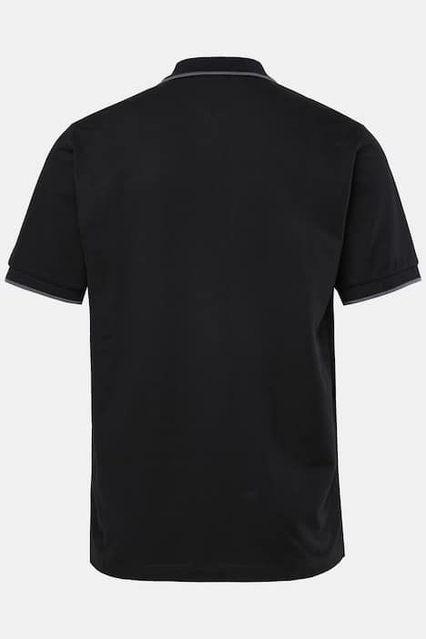 Тениска с яка и контрастни акценти