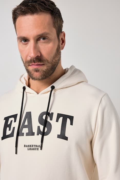 Суитчър с качулка и надпис