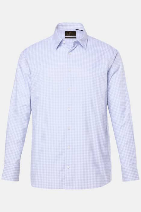 Риза с кариран принт