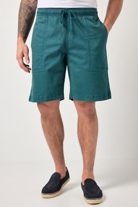 Slip-on Bermuda shorts