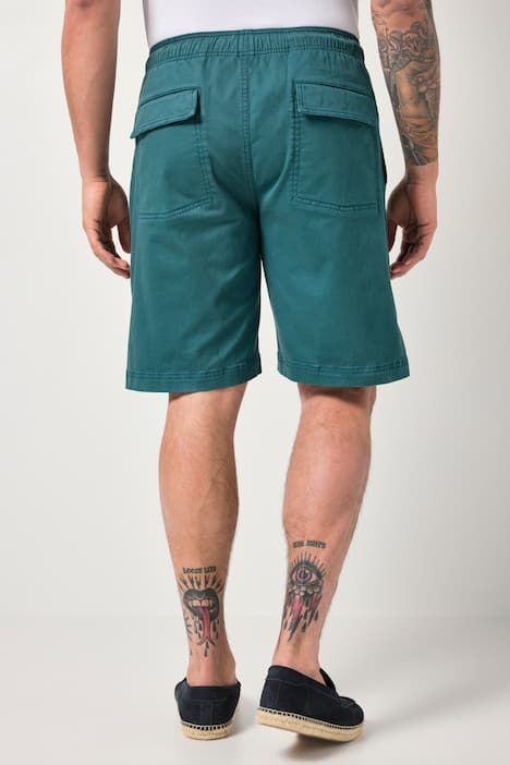 Slip-on Bermuda shorts