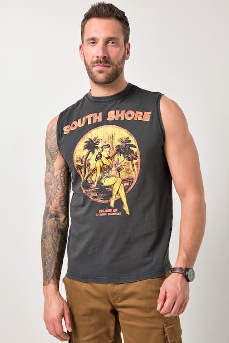 Потник с принт и винтидж визия