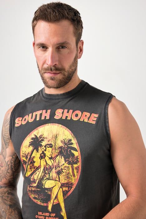 Потник с принт и винтидж визия