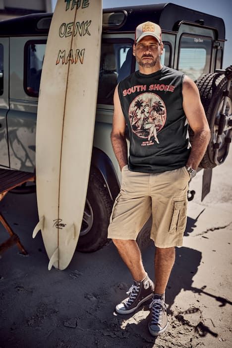 Потник с принт и винтидж визия