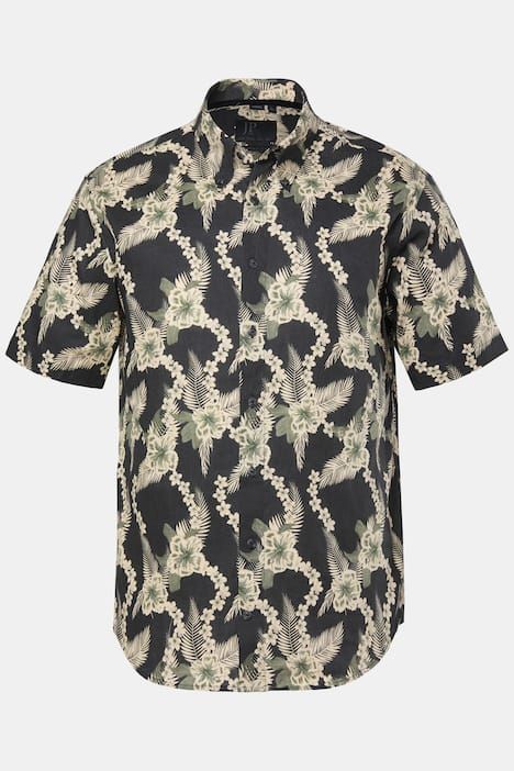 Риза ленена изцяло с принт