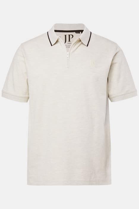 Блуза с яка и контрастни детайли