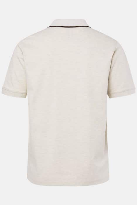 Блуза с яка и контрастни детайли