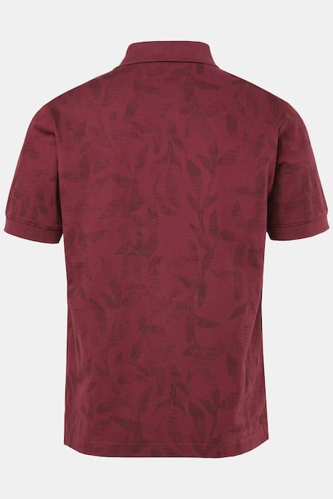 Блуза с принт и яка