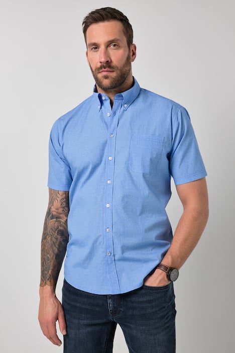 Риза с яка и копчета