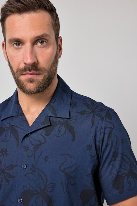 Риза ленена с принт