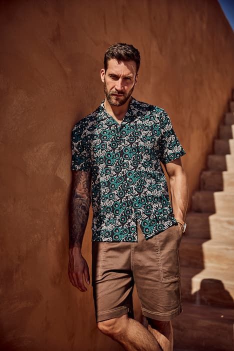 Риза от трико с принт