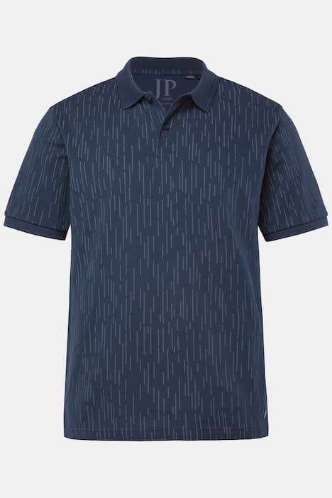 Блуза с яка и принт