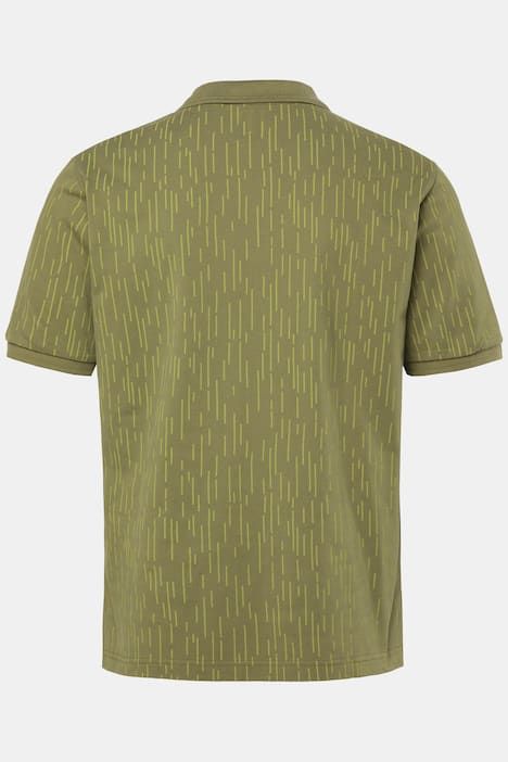 Блуза с яка и принт