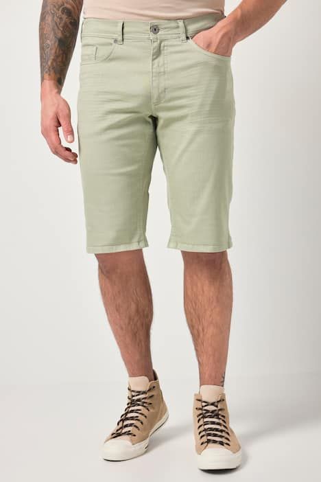 Бермуди в цветен деним