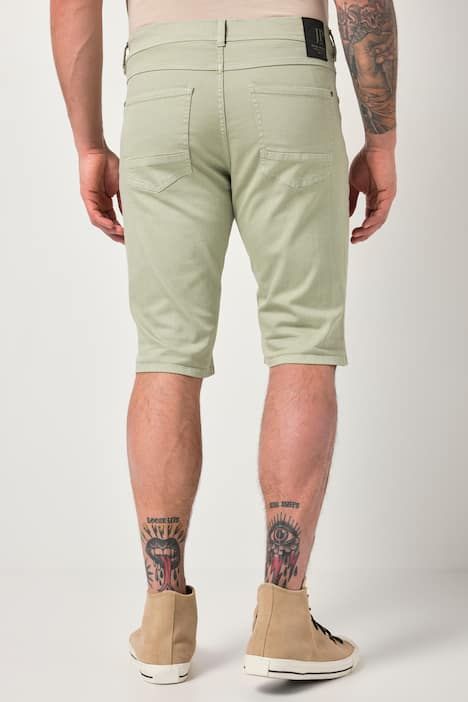 Бермуди в цветен деним