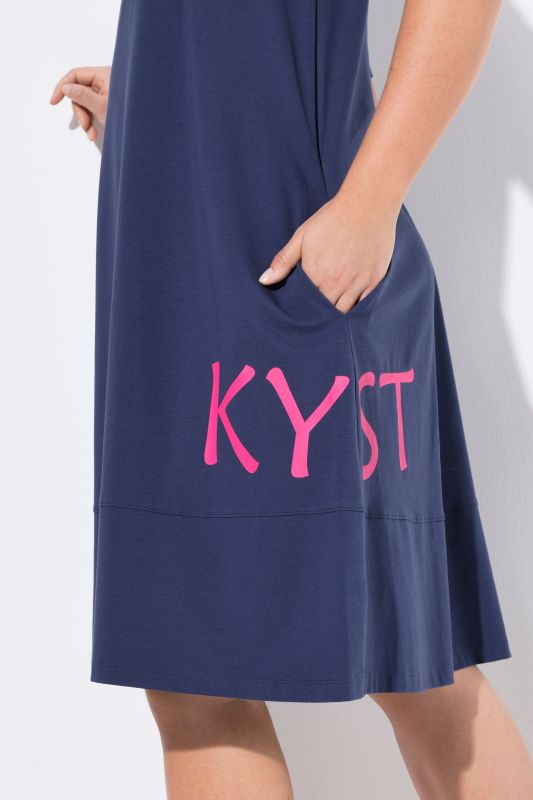 Рокля трикотажна с надпис