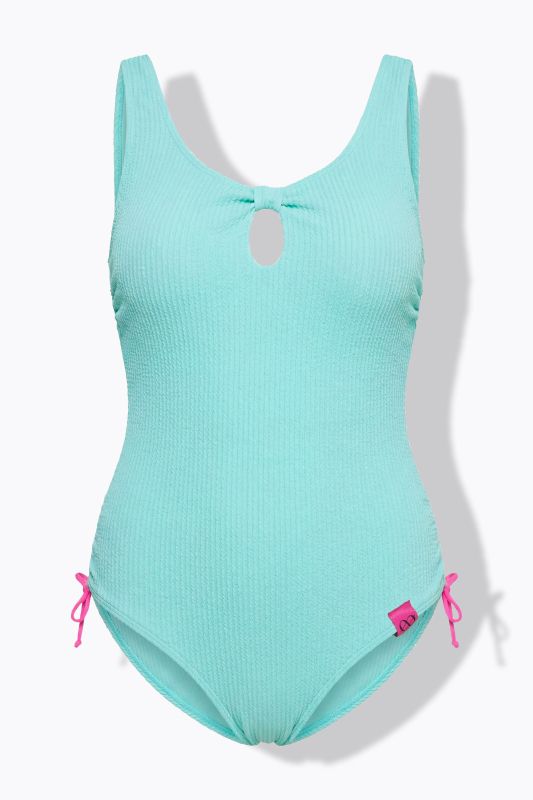 Ribbed One Piece Swimsuit