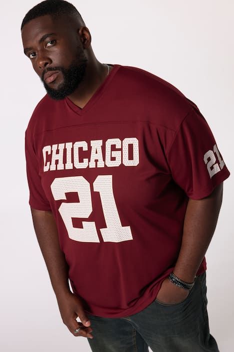 Тениска с надпис STHUGE