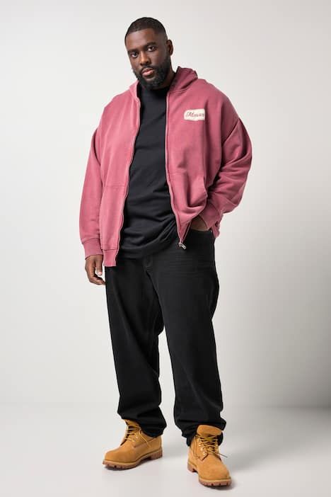 Суитчър с цип и качулка