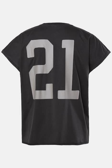 Потник с принт на гърба