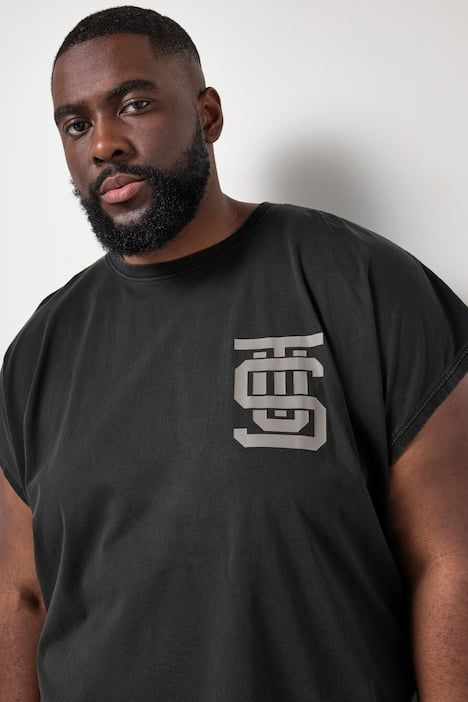 Потник с принт на гърба