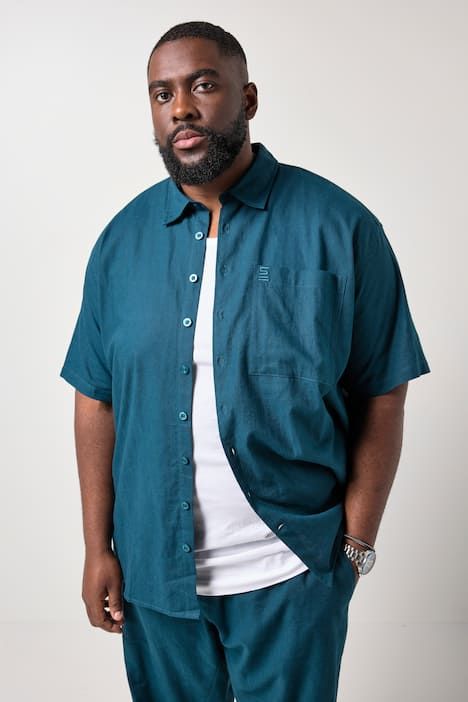 STHUGE linen blend shirt