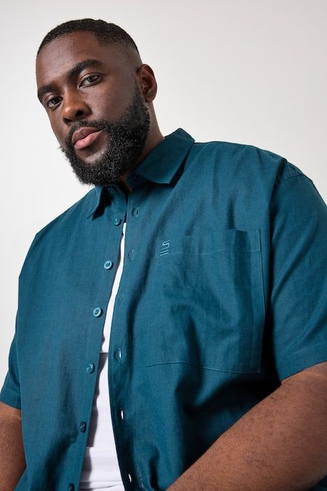 STHUGE linen blend shirt