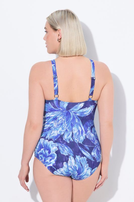 Бански с флорален принт