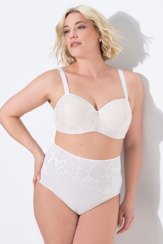 Бикини от микрофибър с принт на рози