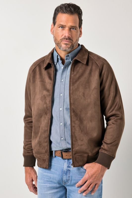 Velour blouson jacket