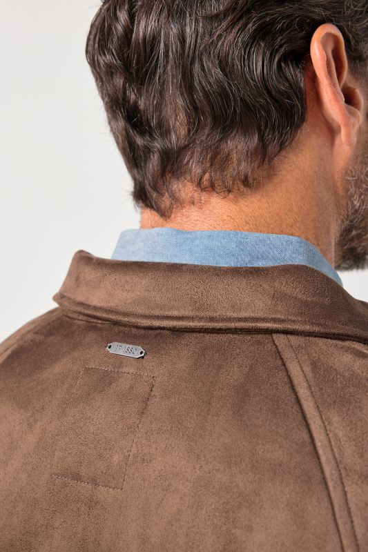 Velour blouson jacket