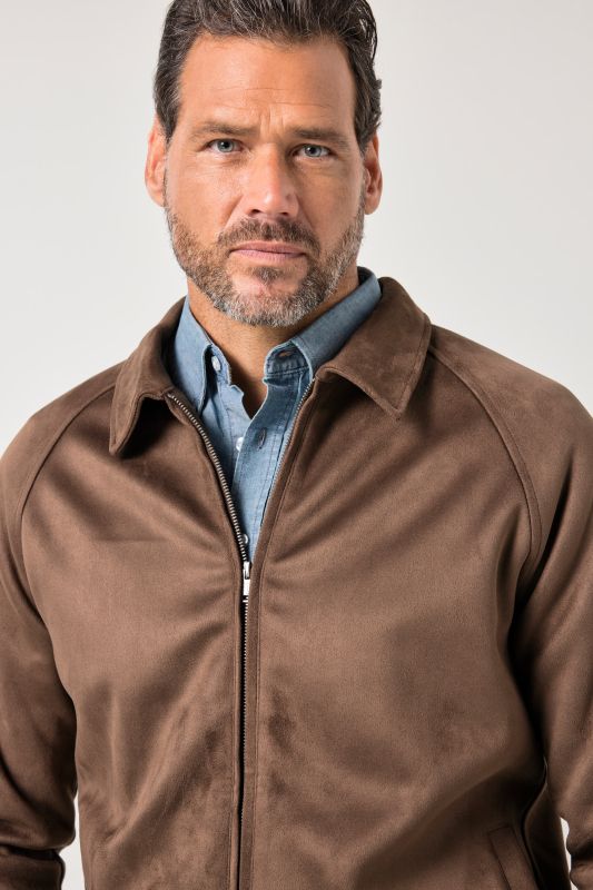 Velour blouson jacket