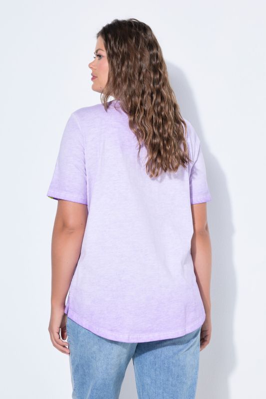 Nautical Print V-Neck Short Sleeve Tee