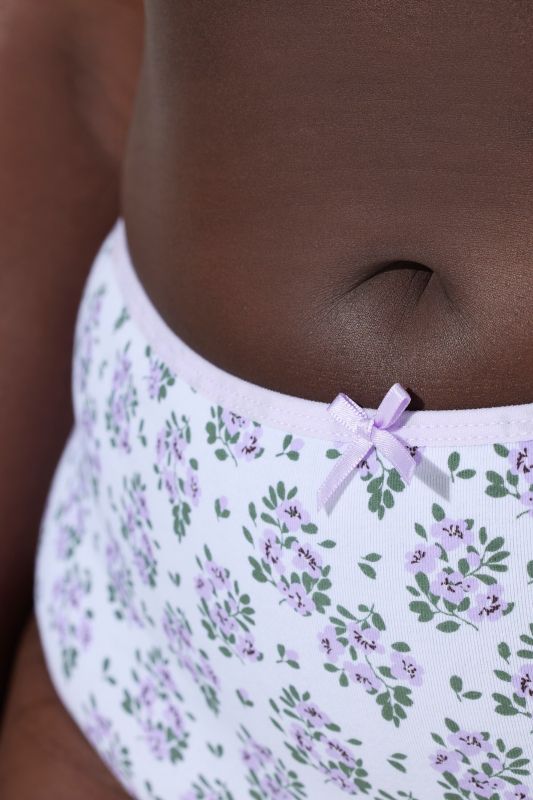 5 Pack of Midi Briefs- Floral