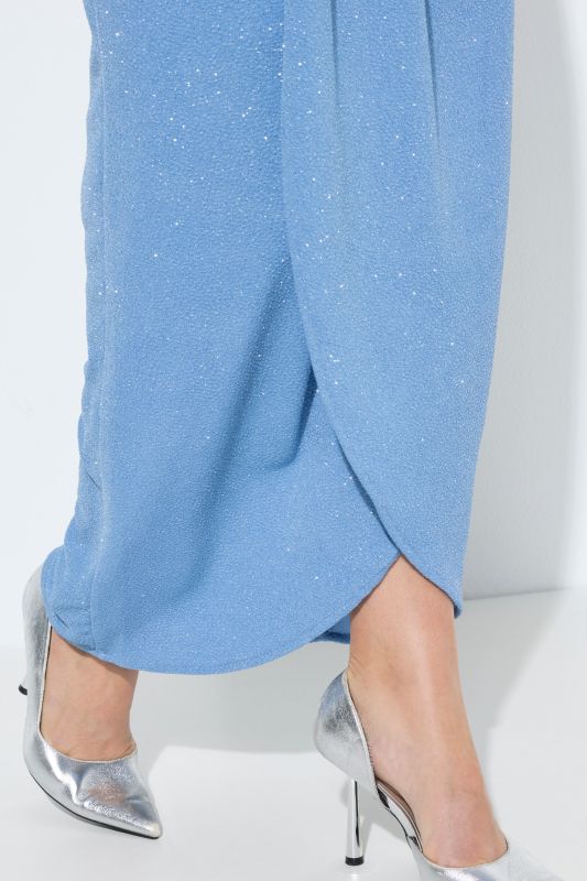 Sparkling Wrap Look Gown