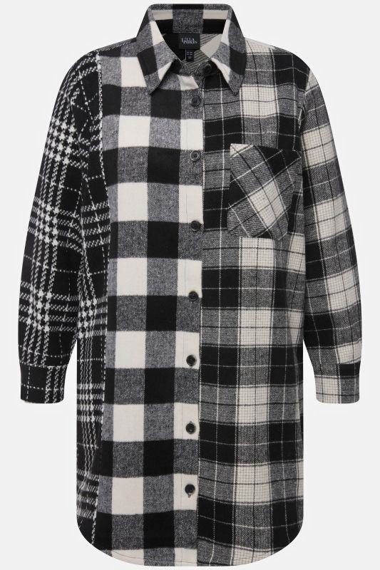 Mixed Plaid Shacket