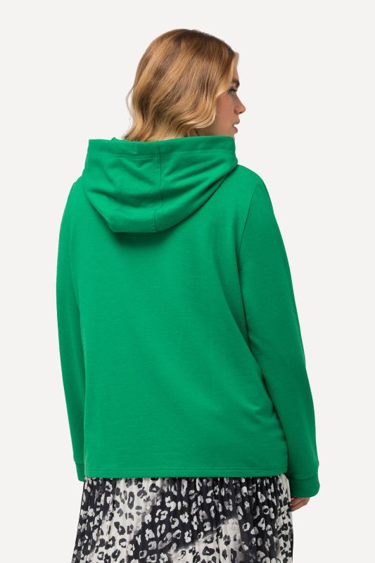 Суитчър с надпис и качулка